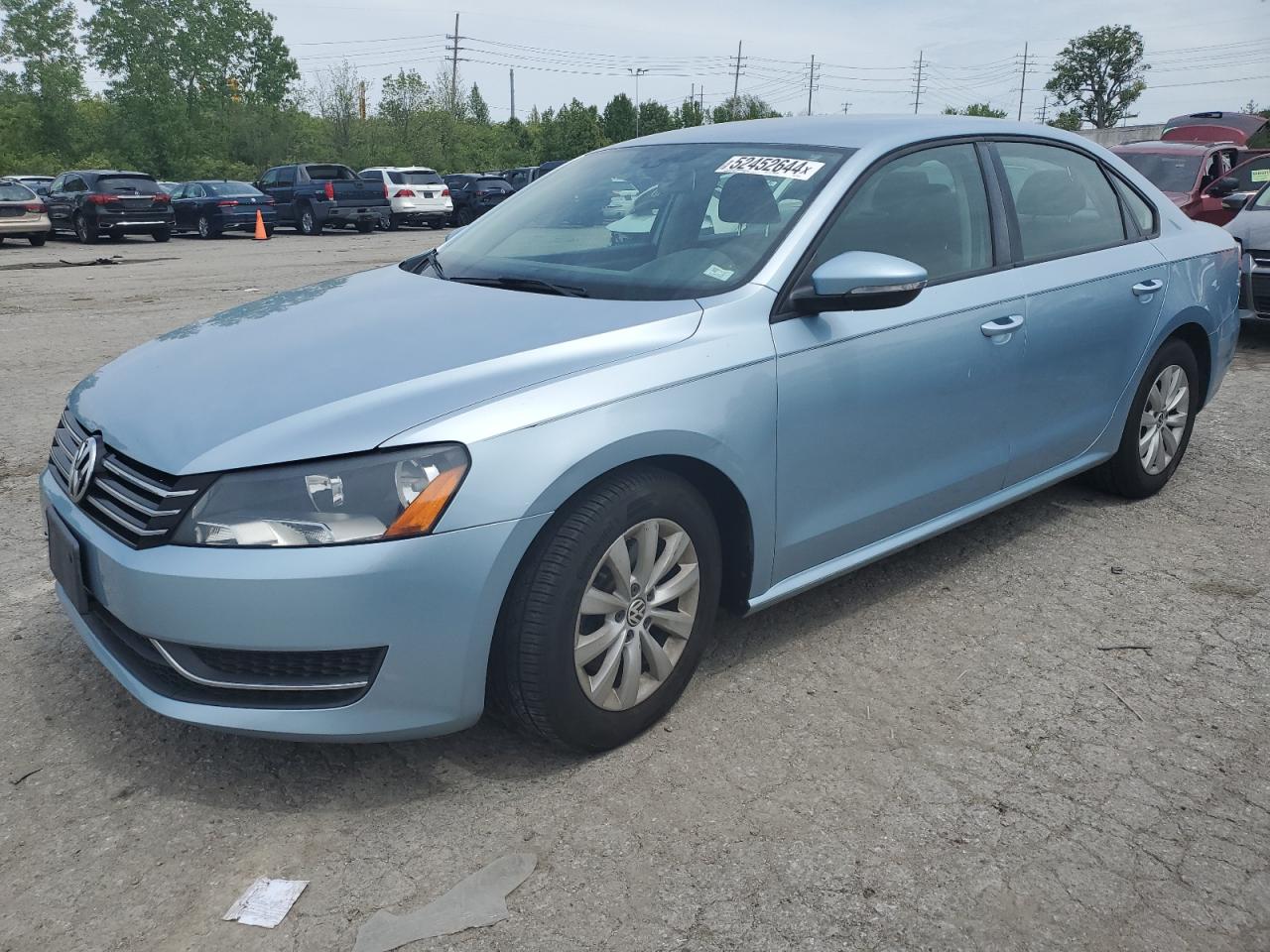 2012 VOLKSWAGEN PASSAT S