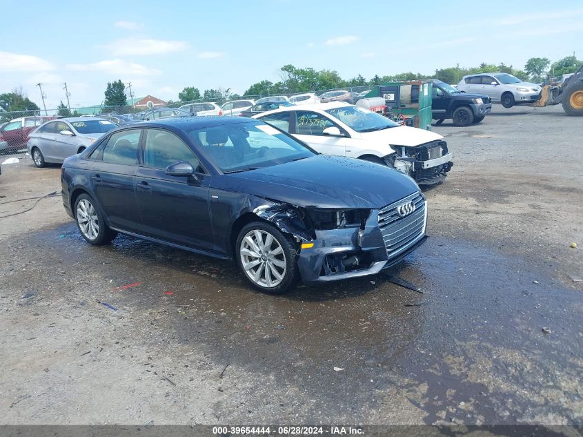 2018 AUDI A4 2.0T PREMIUM/2.0T TECH PREMIUM