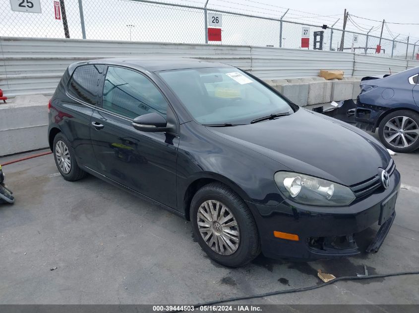 2011 VOLKSWAGEN GOLF 2.5L 2-DOOR