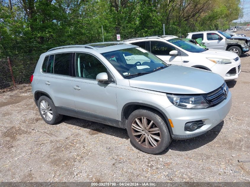 2012 VOLKSWAGEN TIGUAN SE