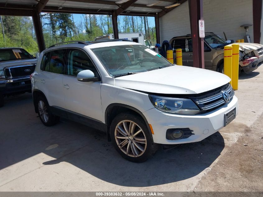 2012 VOLKSWAGEN TIGUAN S/SE/SEL