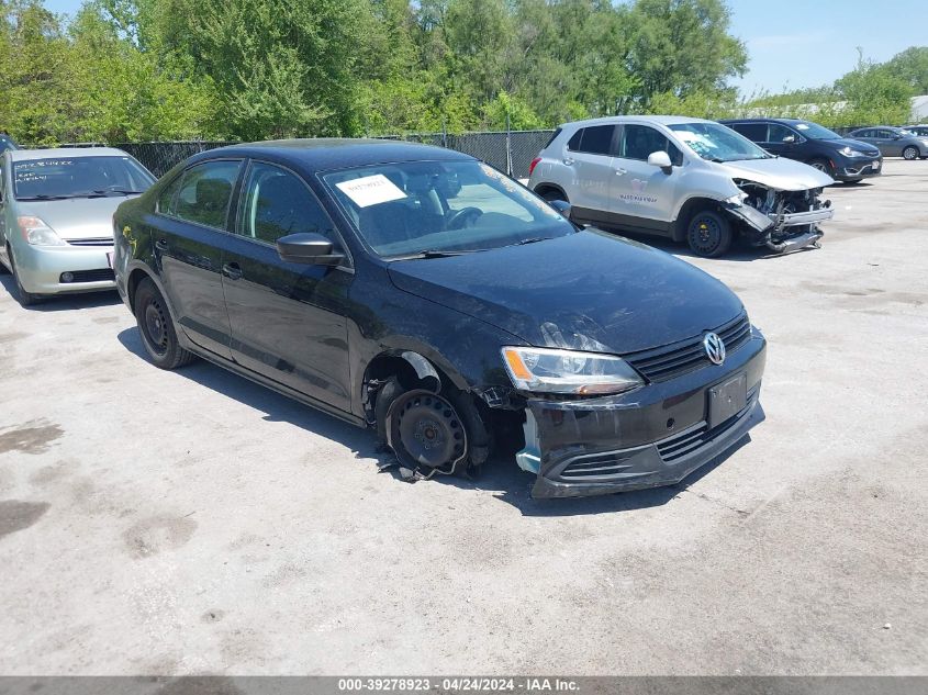 2013 VOLKSWAGEN JETTA 2.0L S