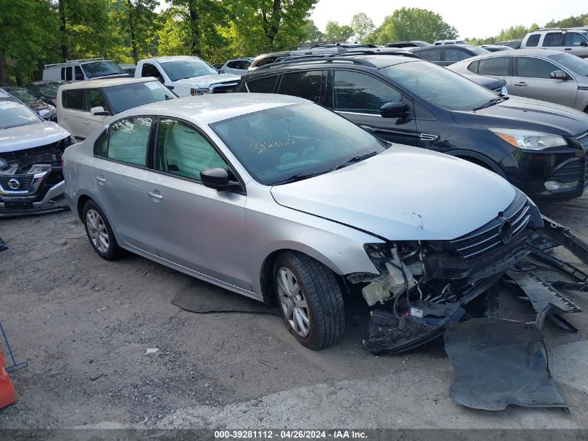 2015 VOLKSWAGEN JETTA 1.8T SE