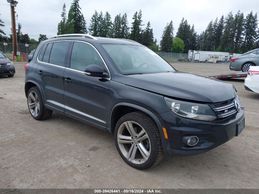 2016 VOLKSWAGEN TIGUAN R-LINE