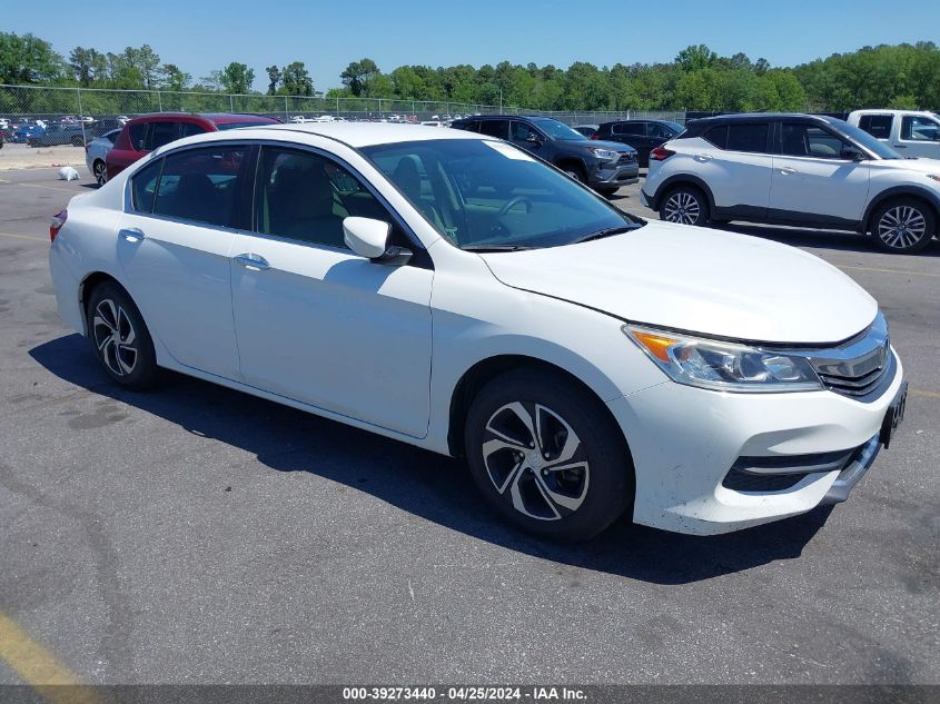 2017 HONDA ACCORD LX