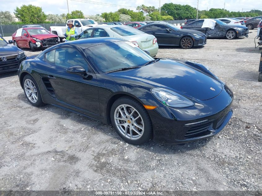 2018 PORSCHE 718 CAYMAN