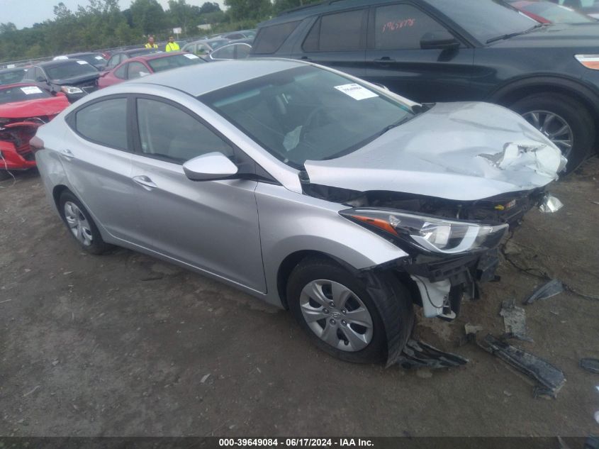 2016 HYUNDAI ELANTRA SE