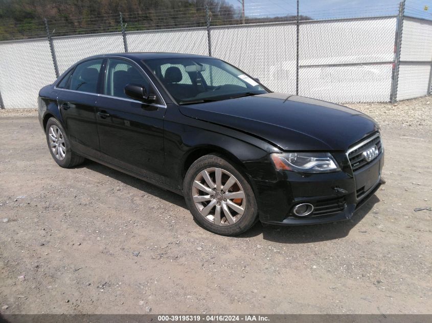 2012 AUDI A4 2.0T PREMIUM