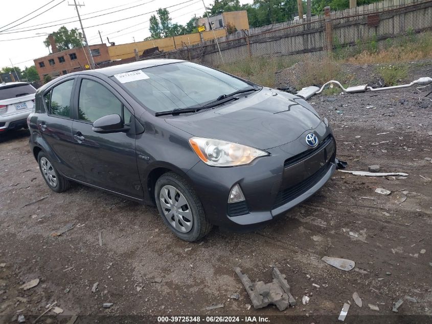 2012 TOYOTA PRIUS C ONE