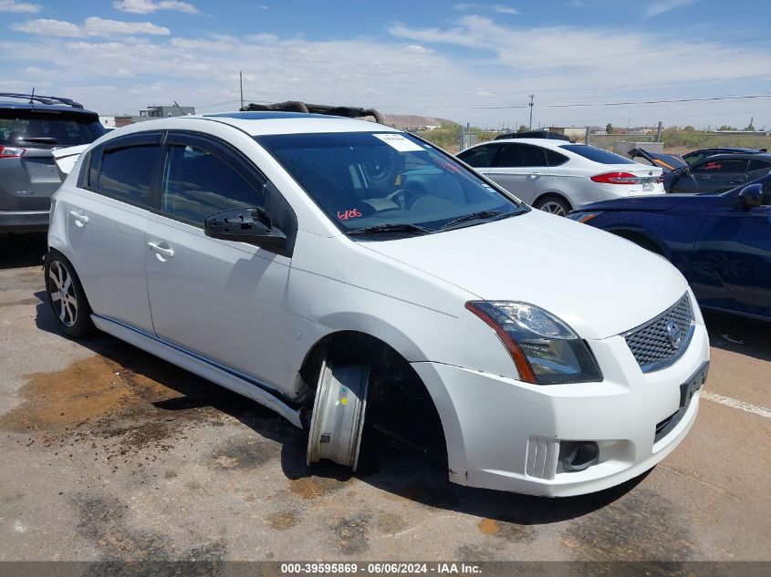 2012 NISSAN SENTRA 2.0 SR