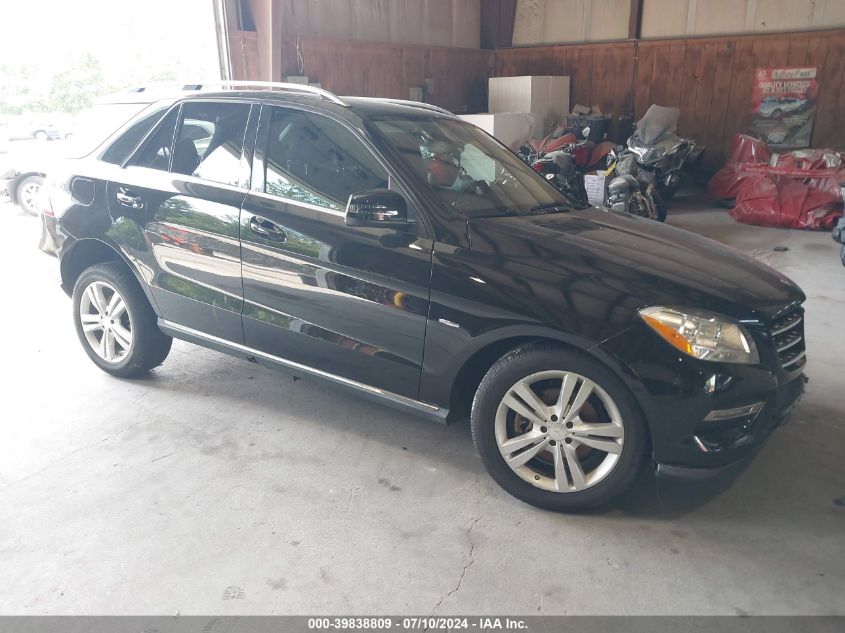 2012 MERCEDES-BENZ ML 350 4MATIC