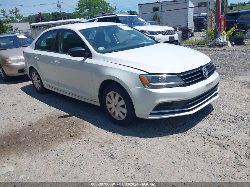 2016 VOLKSWAGEN JETTA 1.4T S