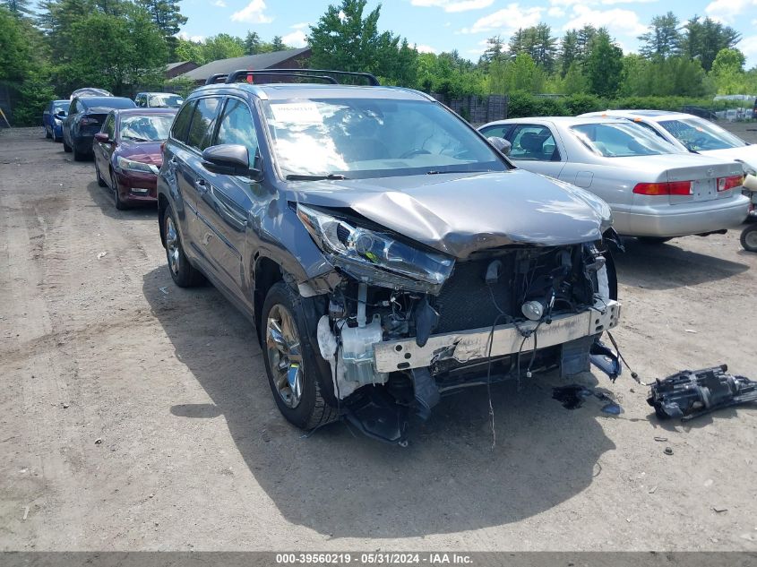 2017 TOYOTA HIGHLANDER LIMITED PLATINUM