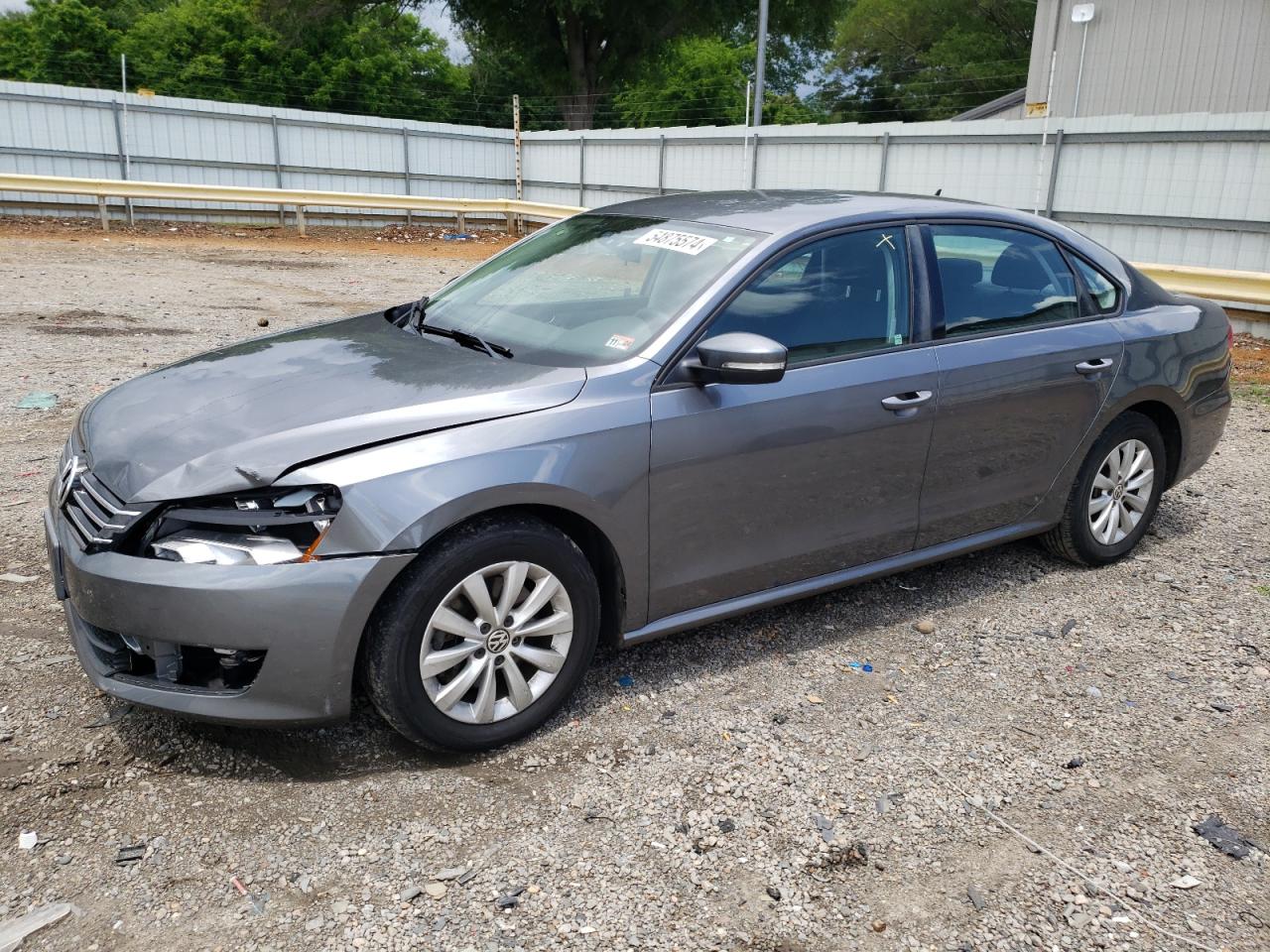 2012 VOLKSWAGEN PASSAT S