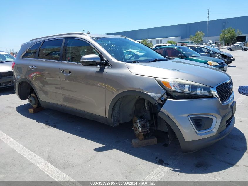 2016 KIA SORENTO 2.4L LX