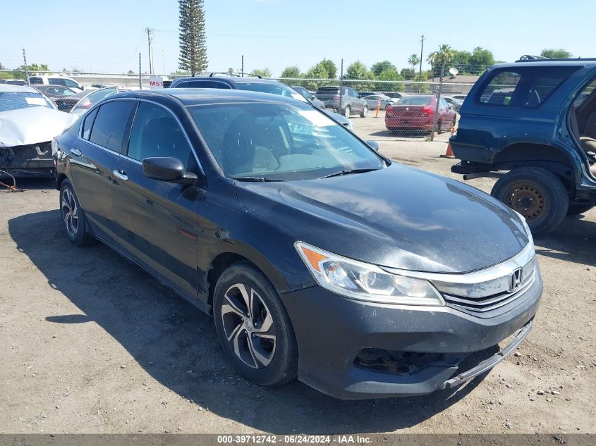 2017 HONDA ACCORD LX