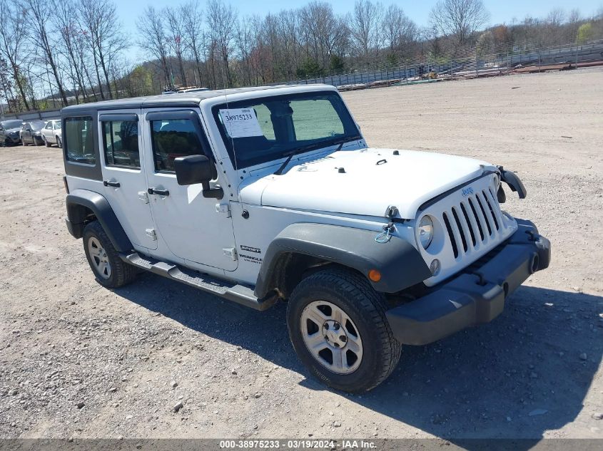 2016 JEEP WRANGLER UNLIMITED SPORT RHD