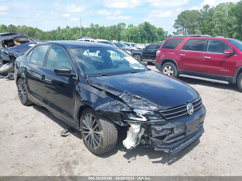 2016 VOLKSWAGEN JETTA 1.8T SPORT