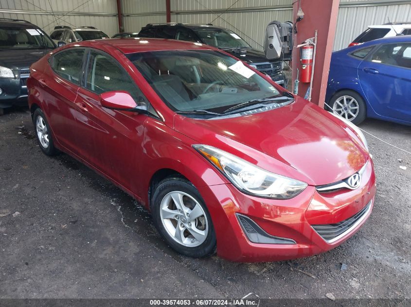 2015 HYUNDAI ELANTRA SE