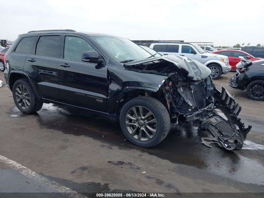 2016 JEEP GRAND CHEROKEE LIMITED 75TH ANNIVERSARY