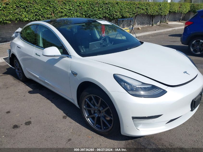 2020 TESLA MODEL 3 STANDARD RANGE PLUS REAR-WHEEL DRIVE/STANDARD RANGE REAR-WHEEL DRIVE