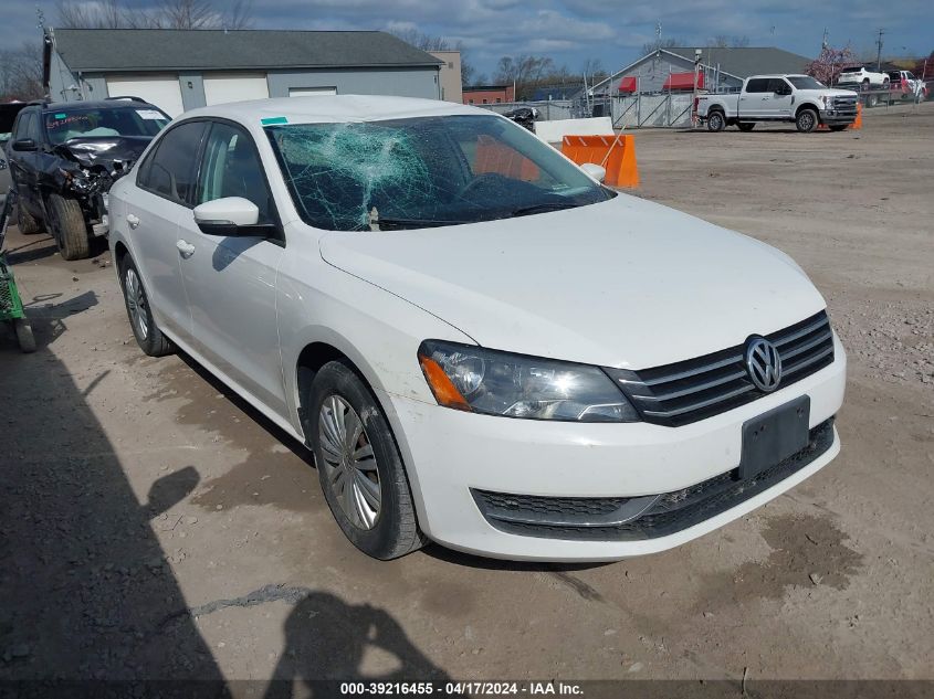 2014 VOLKSWAGEN PASSAT 1.8T S