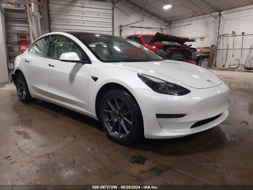 2022 TESLA MODEL 3 REAR-WHEEL DRIVE