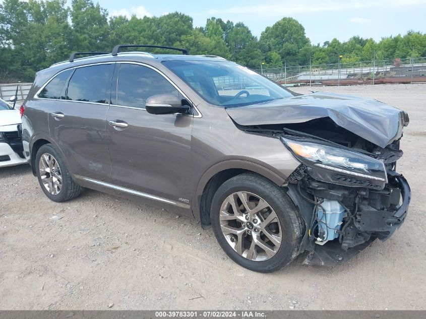 2019 KIA SORENTO 3.3L SXL