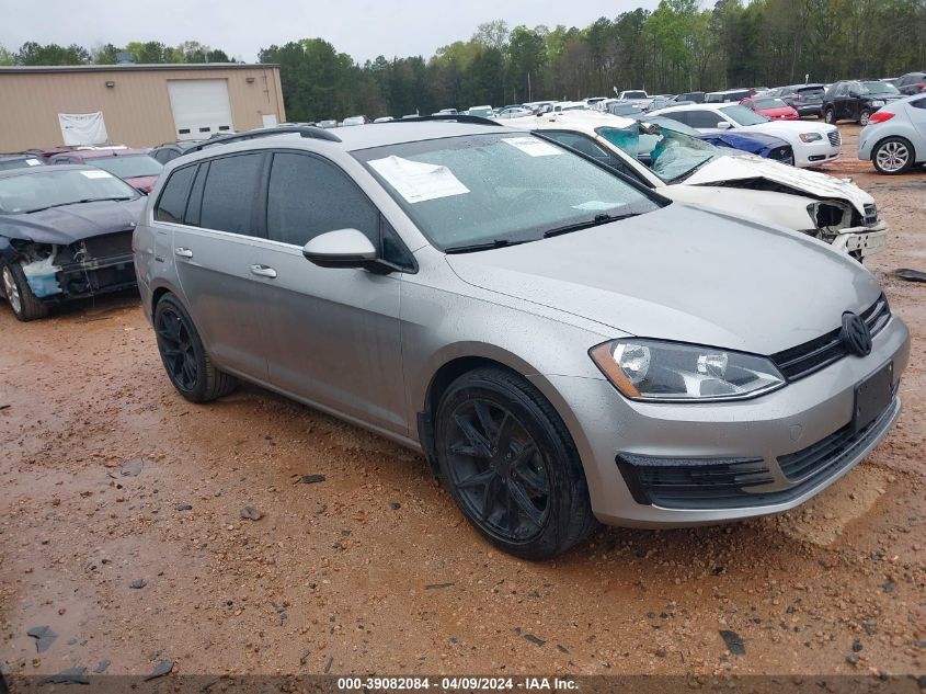 2015 VOLKSWAGEN GOLF SPORTWAGEN TDI S 4-DOOR