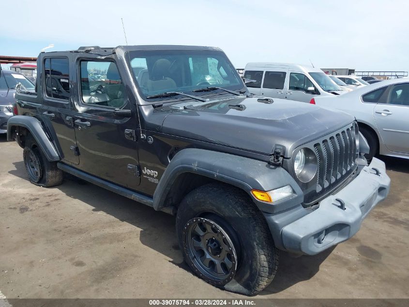 2018 JEEP WRANGLER UNLIMITED SPORT 4X4