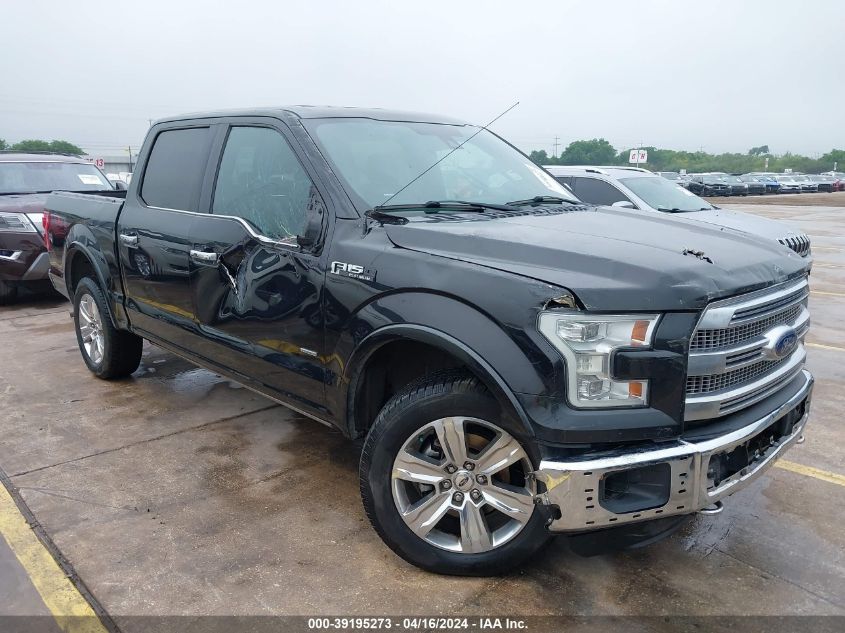 2015 FORD F-150 PLATINUM