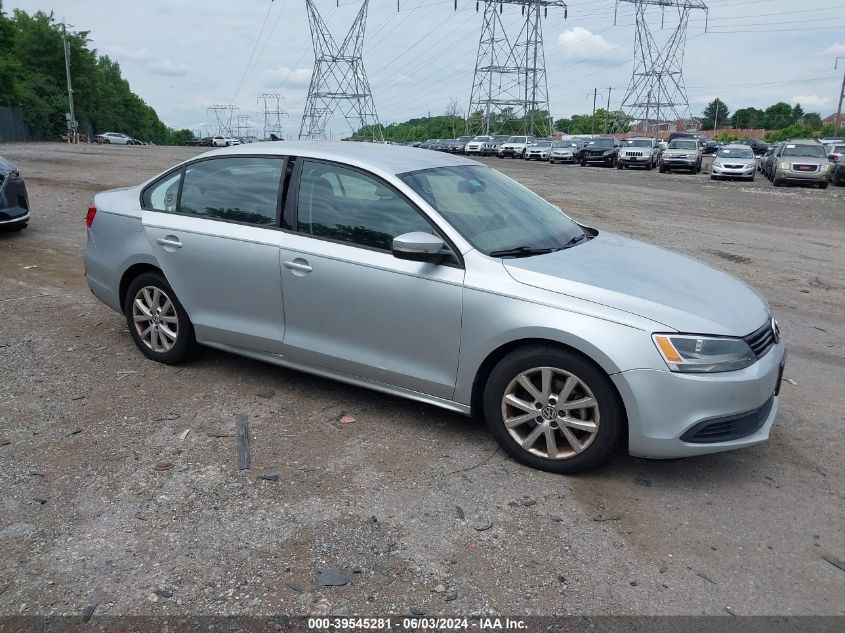 2012 VOLKSWAGEN JETTA 2.5L SE