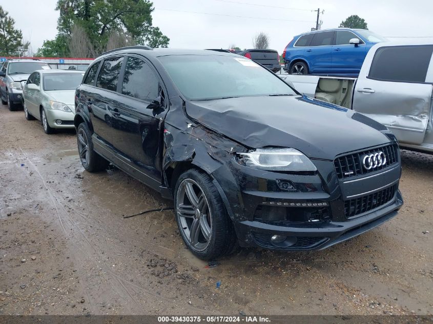 2015 AUDI Q7 3.0T S LINE PRESTIGE