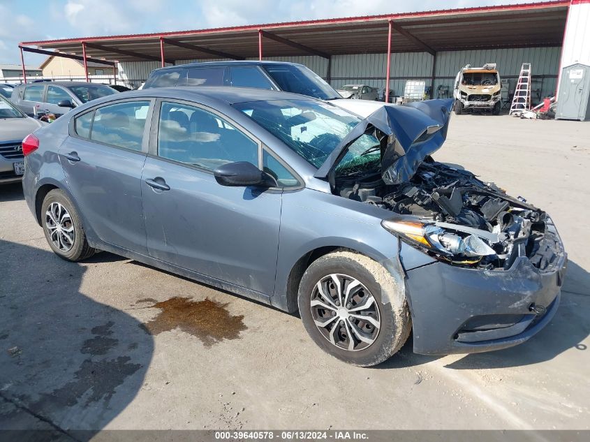 2016 KIA FORTE LX