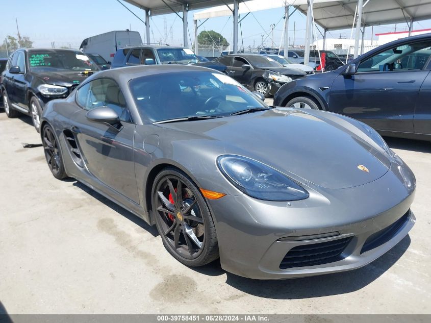 2019 PORSCHE 718 CAYMAN