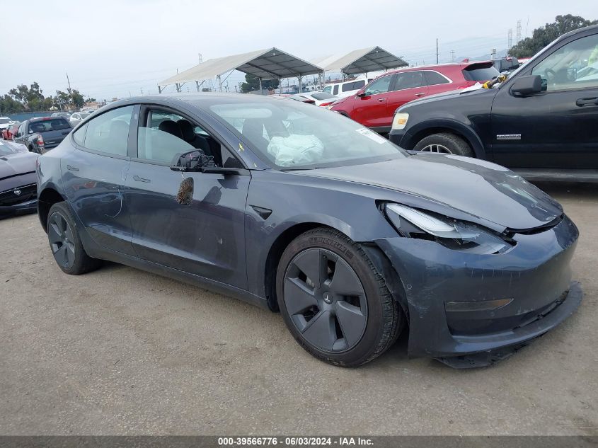 2021 TESLA MODEL 3 STANDARD RANGE PLUS REAR-WHEEL DRIVE