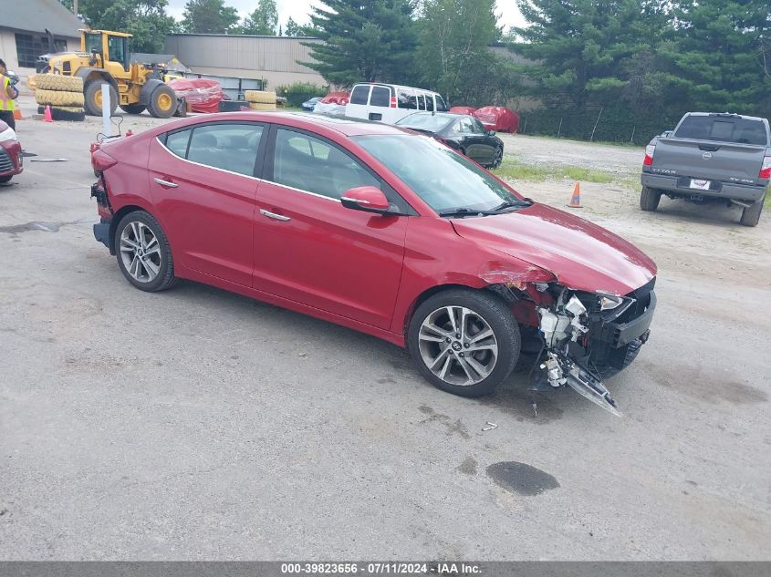 2017 HYUNDAI ELANTRA LIMITED