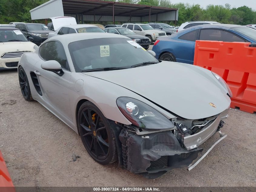 2019 PORSCHE 718 CAYMAN