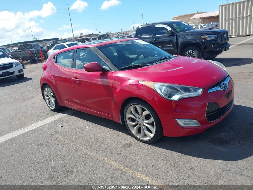 2012 HYUNDAI VELOSTER BASE W/GRAY