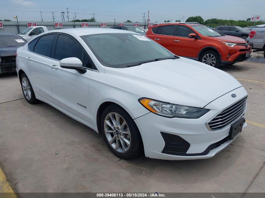 2019 FORD FUSION HYBRID SE