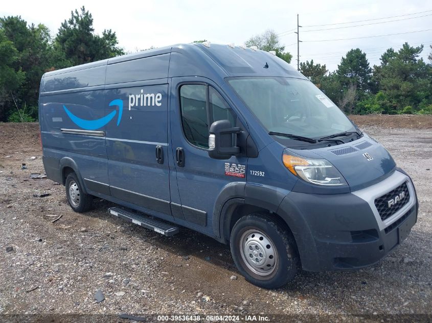 2019 RAM PROMASTER 3500 CARGO VAN HIGH ROOF 159 WB EXT