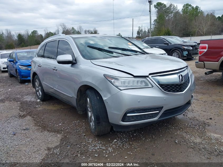 2014 ACURA MDX ADVANCE PKG W/ENTERTAINMENT PKG