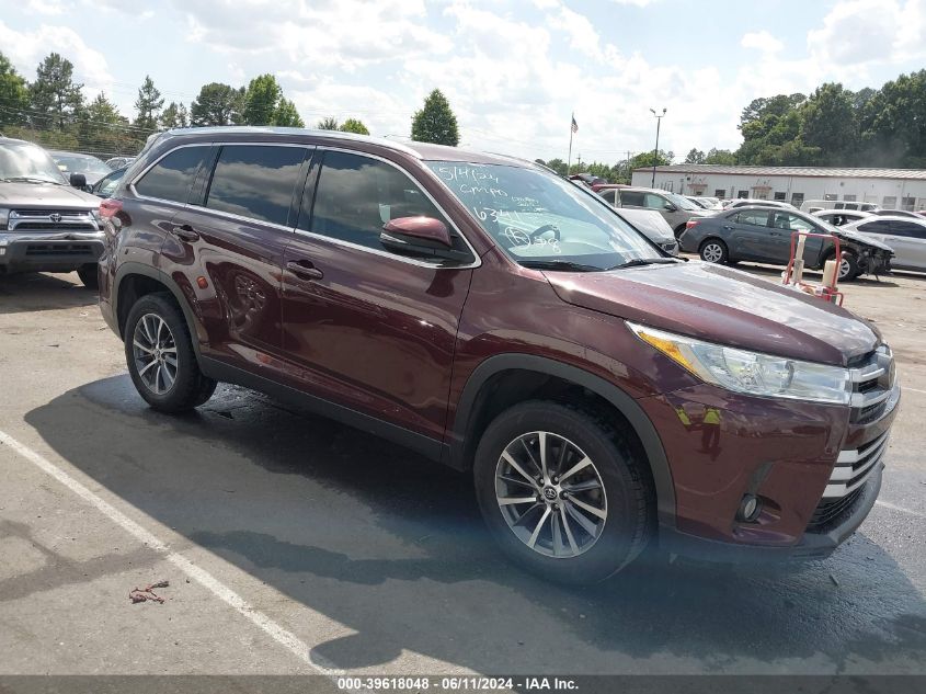 2019 TOYOTA HIGHLANDER XLE