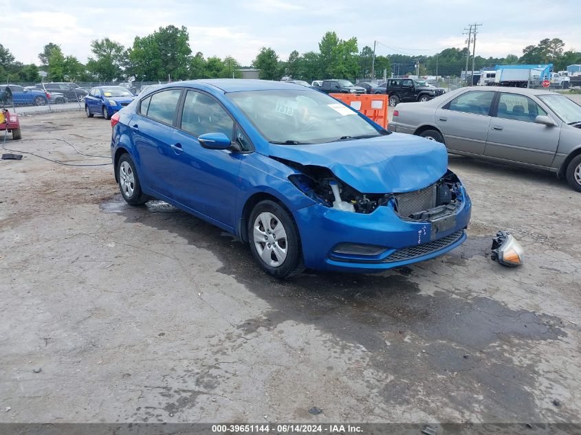 2015 KIA FORTE LX