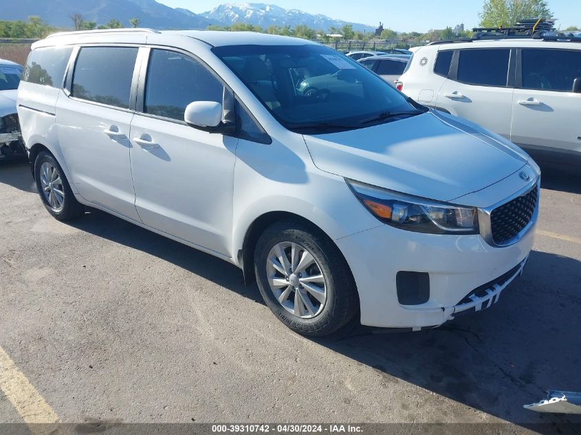 2016 KIA SEDONA LX