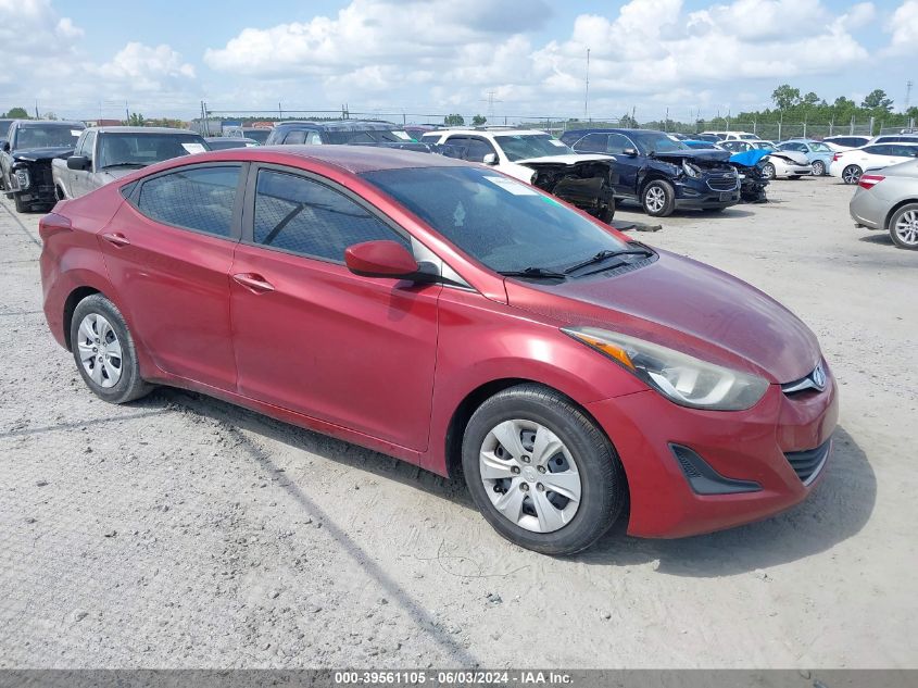 2016 HYUNDAI ELANTRA SE/SPORT/LIMITED