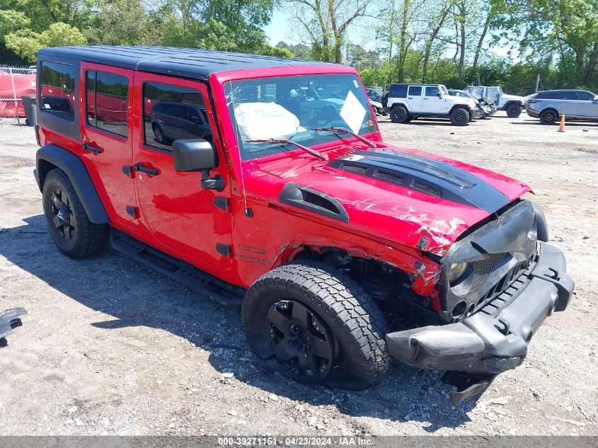 2015 JEEP WRANGLER UNLIMITED SPORT