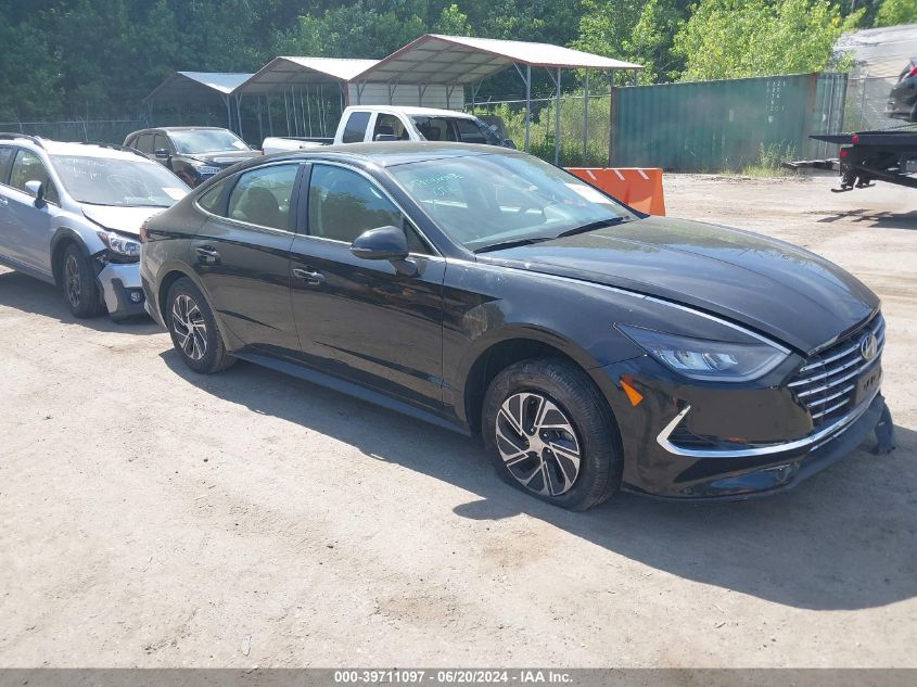 2022 HYUNDAI SONATA HYBRID BLUE