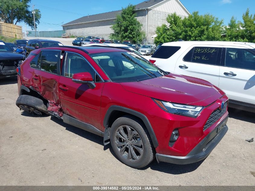 2022 TOYOTA RAV4 XLE PREMIUM HYBRID