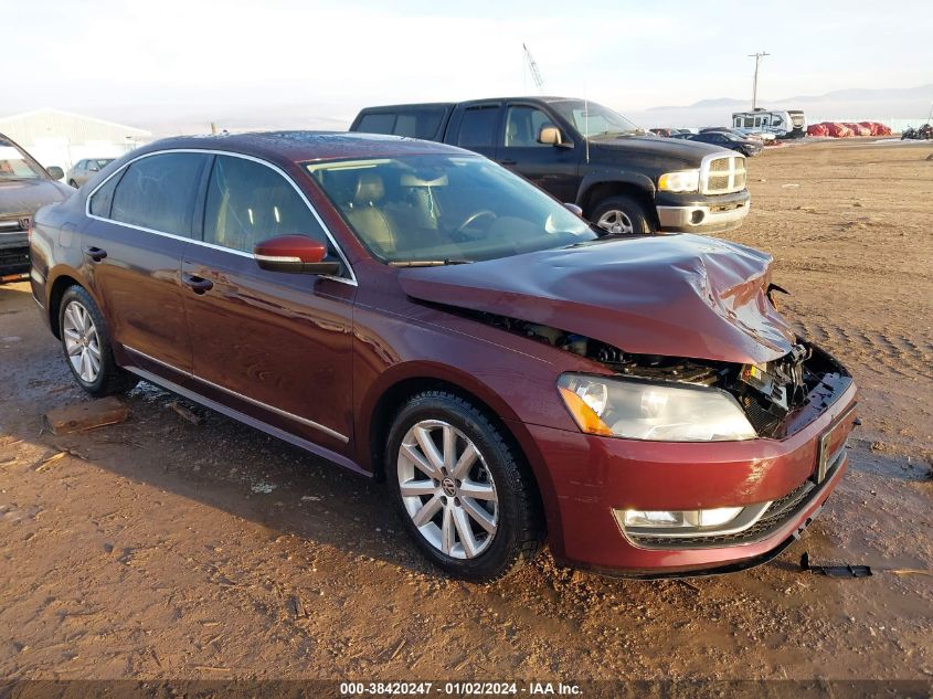 2013 VOLKSWAGEN PASSAT 2.0L TDI SE